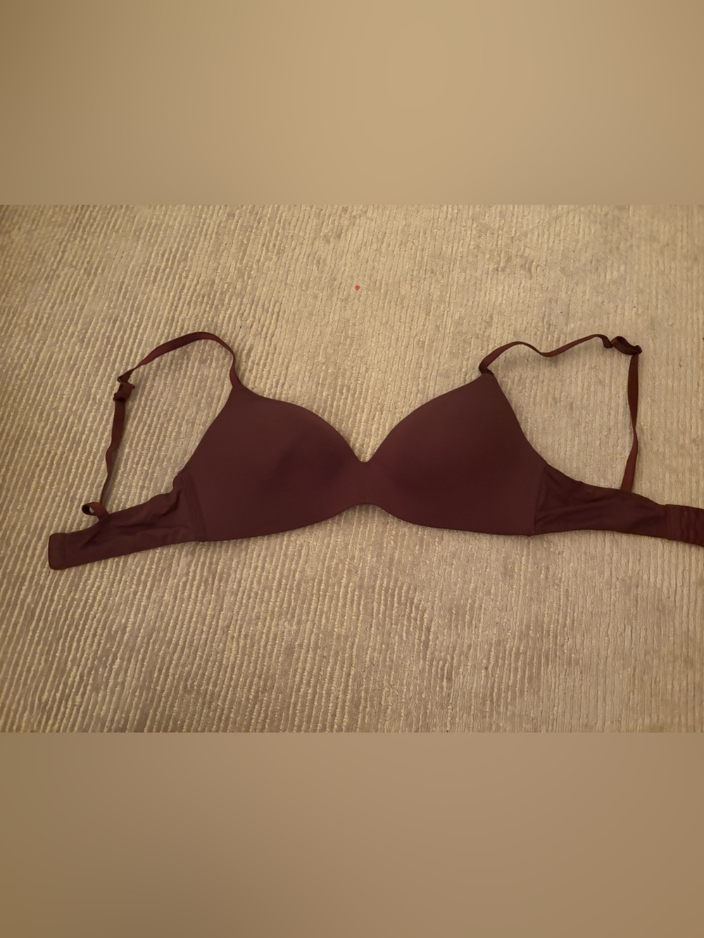 Wireless T-Shirt Bra in Deep Wine